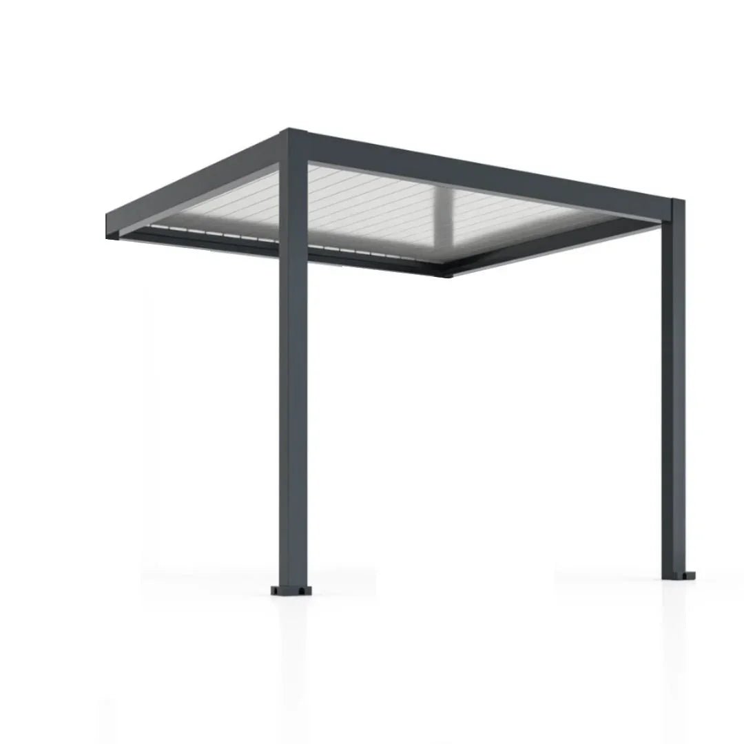 3x3m Pergola Adossée Bioclimatique : Gamme Nova - Quality Spa