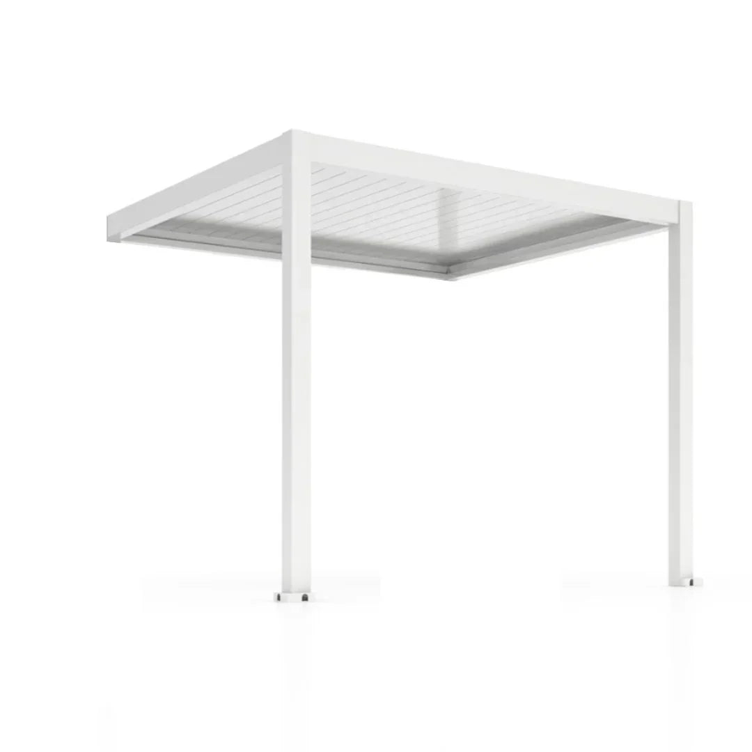 3x3m Pergola Adossée Bioclimatique : Gamme Nova - Quality Spa