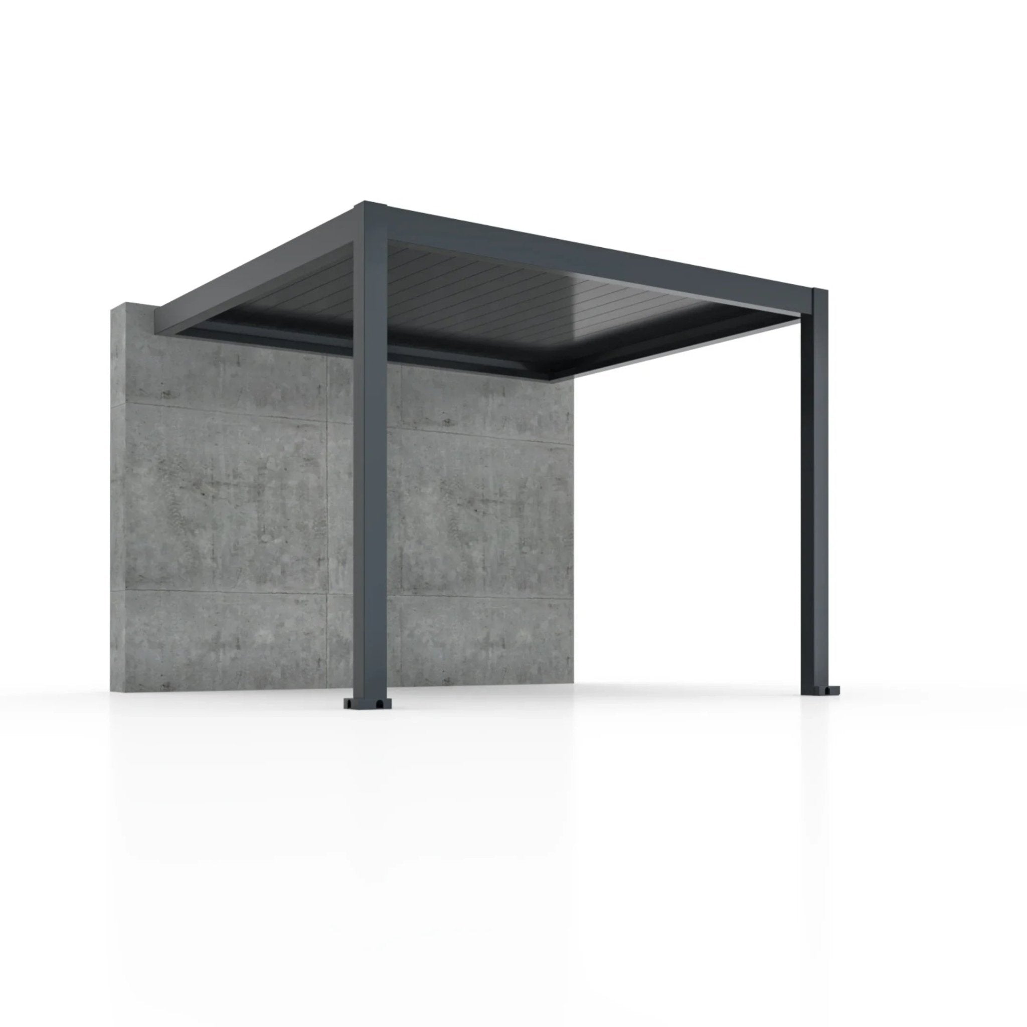 3x3m Pergola Adossée Bioclimatique : Gamme Nova - Quality Spa