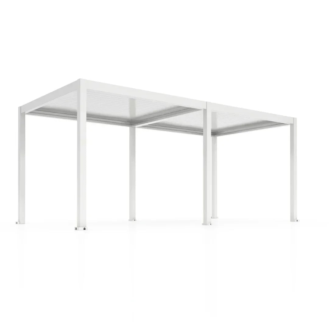 6x3m Pergola Adossée Bioclimatique : Gamme Nova - Quality Spa