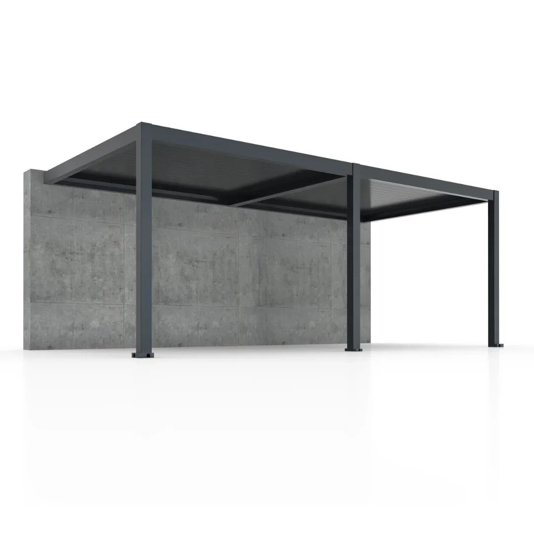 6x3m Pergola Adossée Bioclimatique : Gamme Nova - Quality Spa