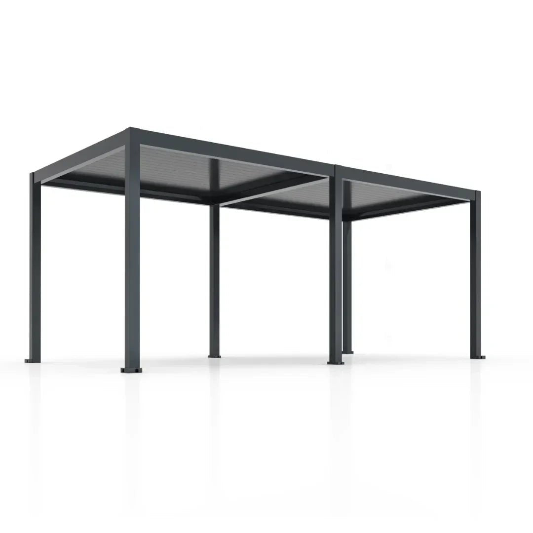 6x3m Pergola Adossée Bioclimatique : Gamme Nova - Quality Spa