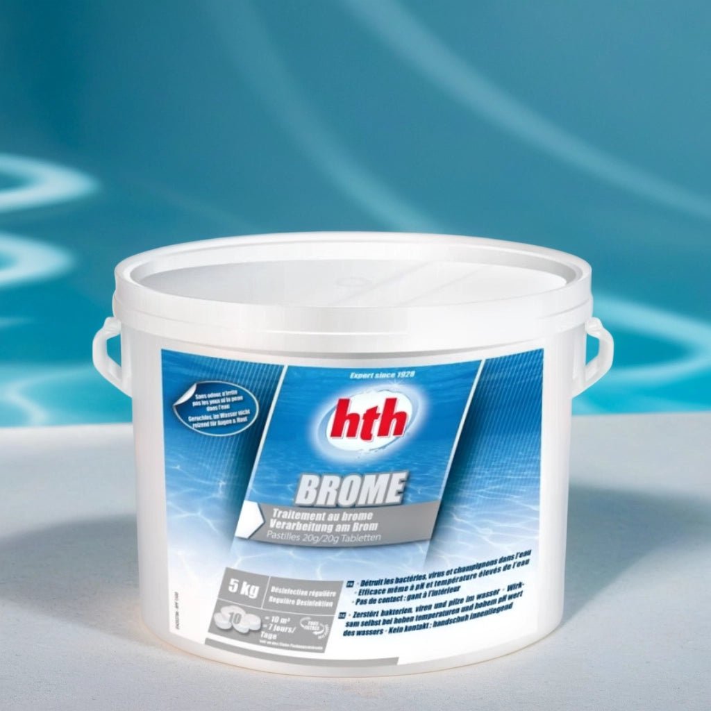 Brome Lent Seau de 5kg HTH pour Spa ou Jacuzzi - Quality Spa