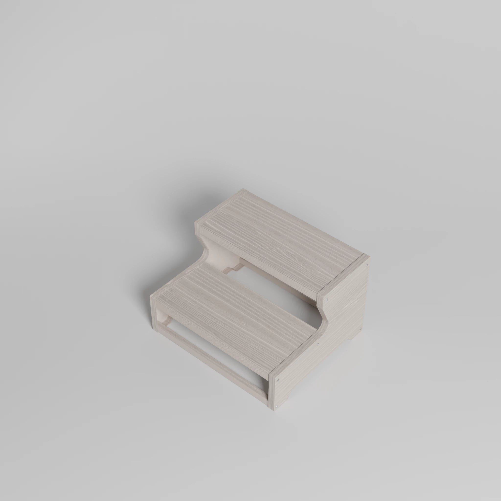 Marche pour Spa bois gris en aluminium - Quality Spa