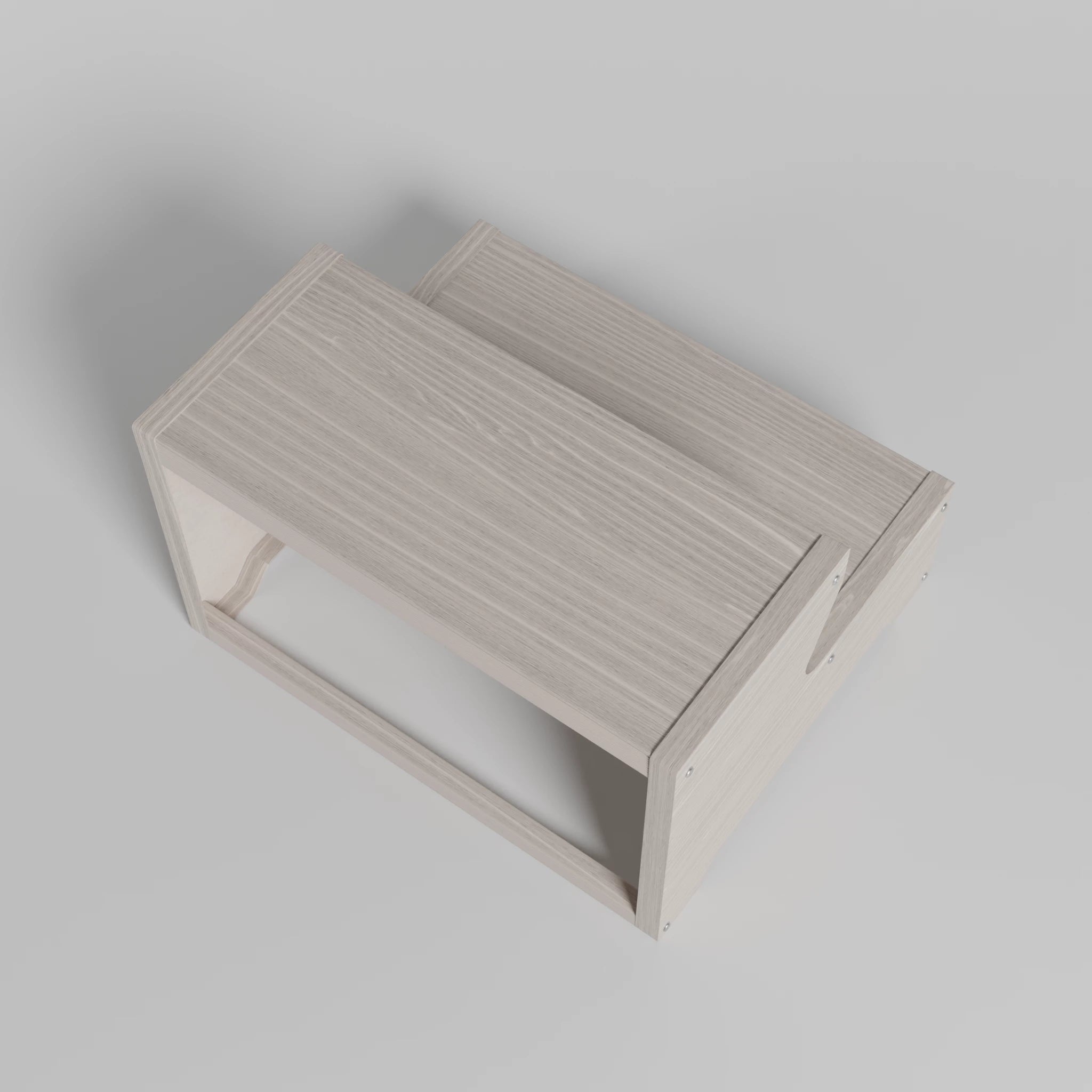 Marche pour Spa bois gris en aluminium - Quality Spa