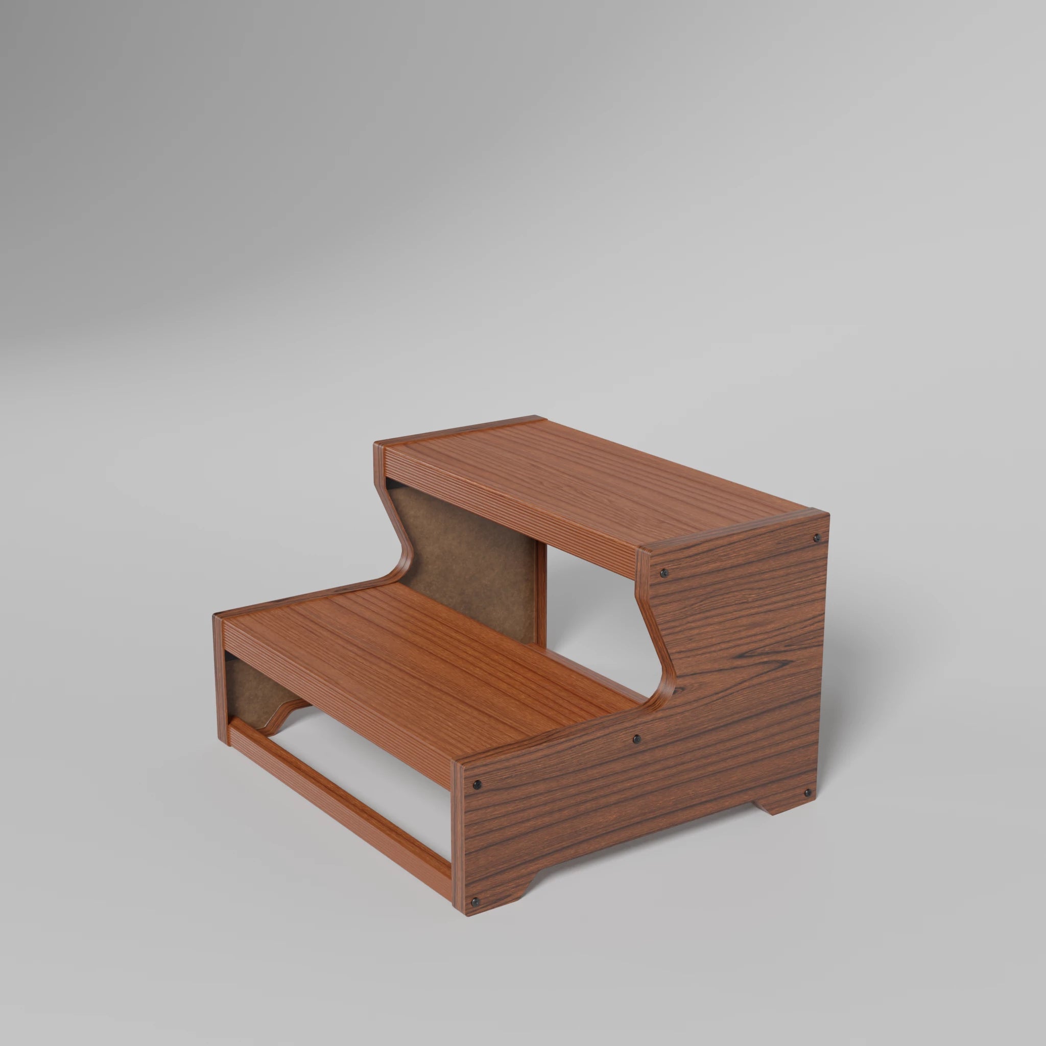 Marche pour Spa Bois Teck en aluminium - Quality Spa