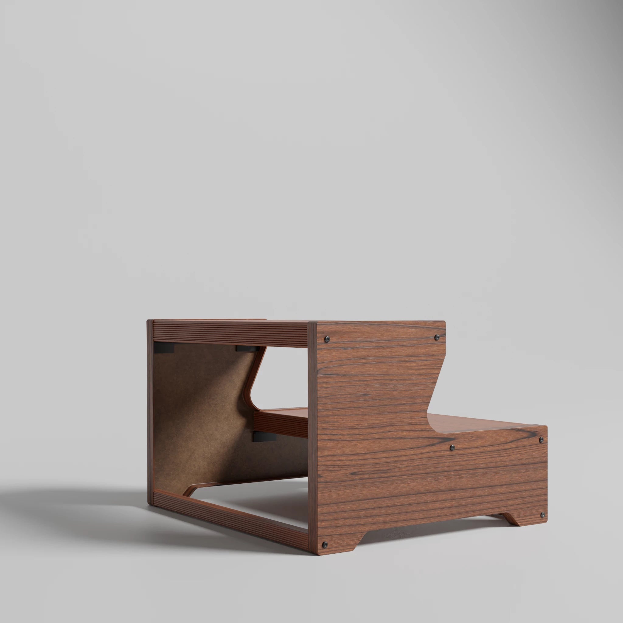 Marche pour Spa Bois Teck en aluminium - Quality Spa