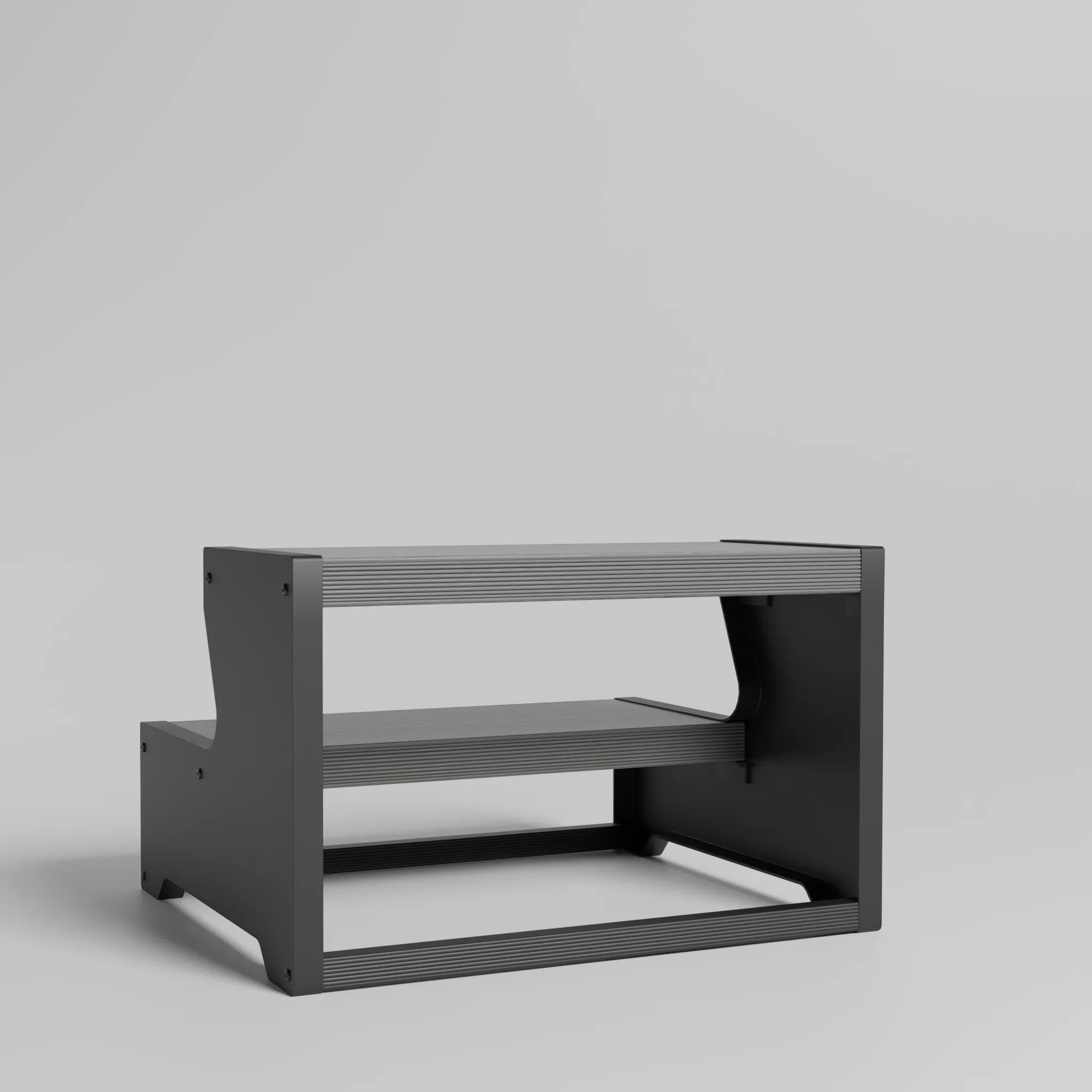 Marche pour Spa grise anthracite en aluminium - Quality Spa