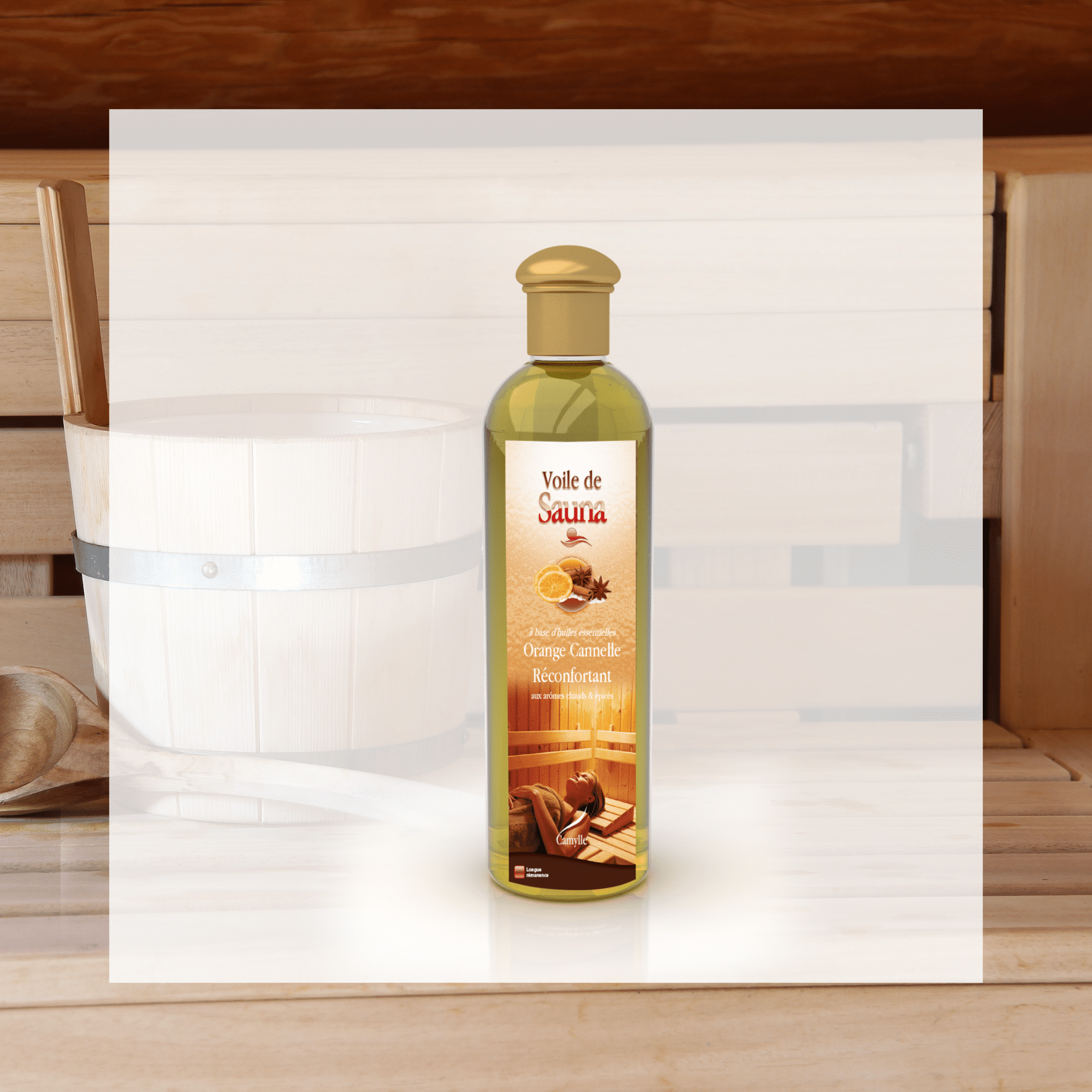 Parfum Orange Cannelle - Voile de Sauna - Camylle - Quality Spa