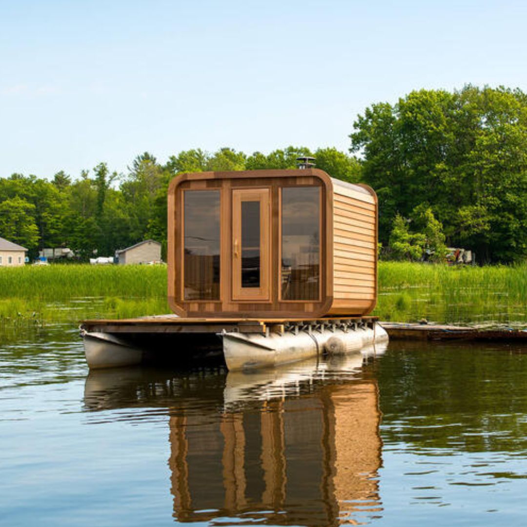 Sauna Cube Extérieur Luxe - Design Moderne & Élégant - Quality Spa