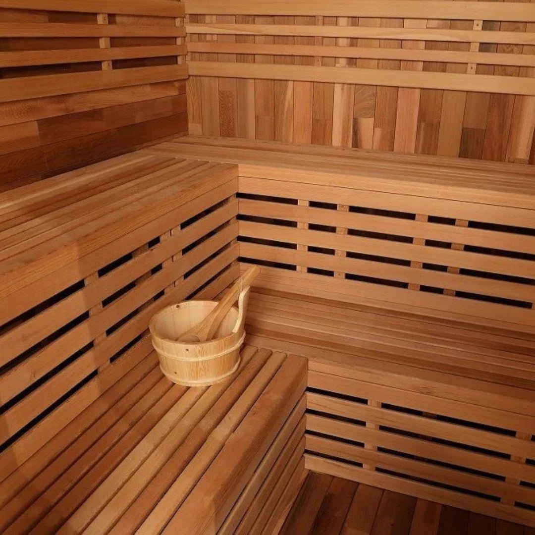 Sauna Cube Extérieur Luxe - Design Moderne & Élégant - Quality Spa