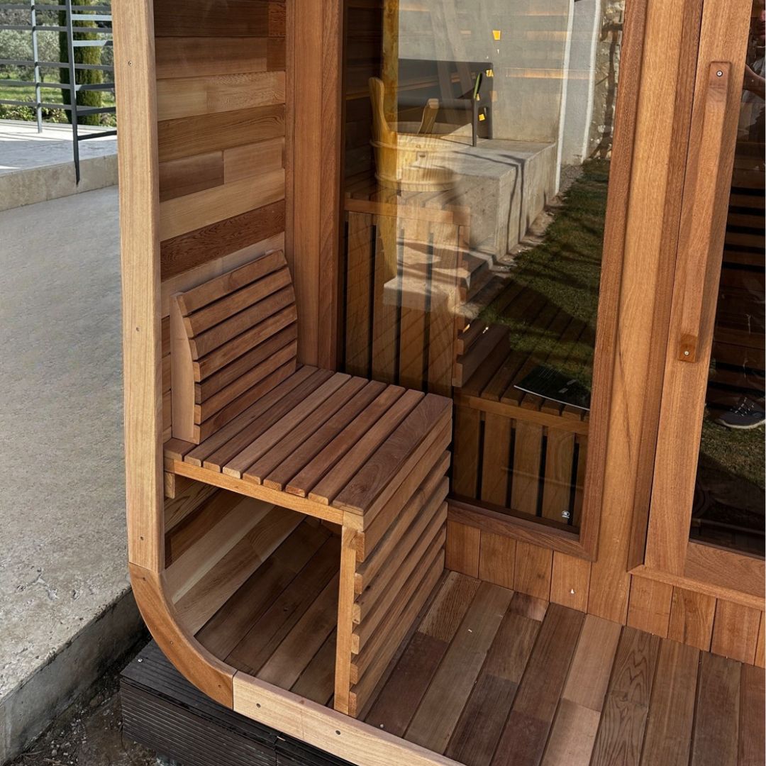Sauna Cube Extérieur XXL Black - Design Moderne - Quality Spa