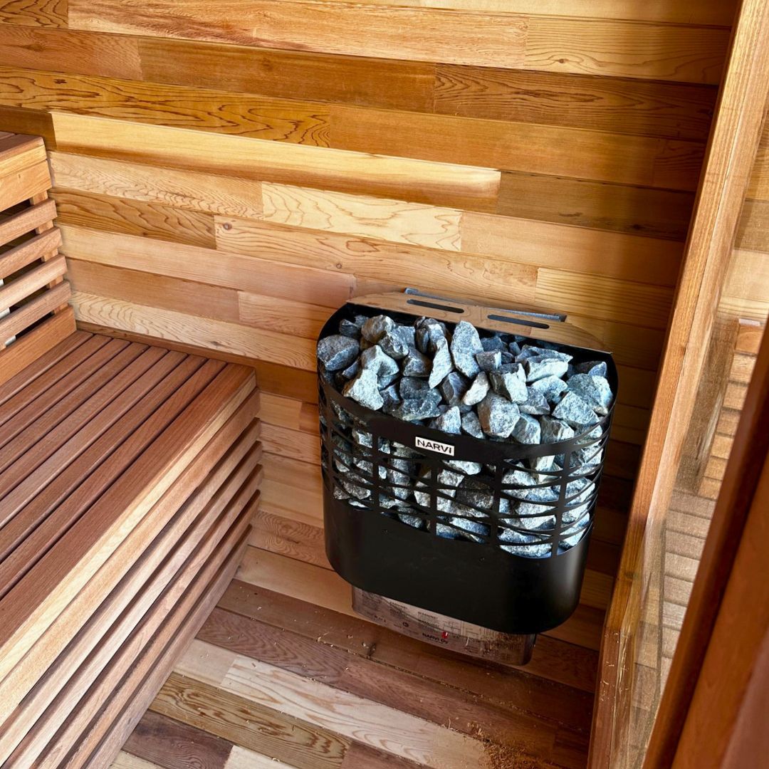 Sauna Cube Extérieur XXL Black - Design Moderne - Quality Spa