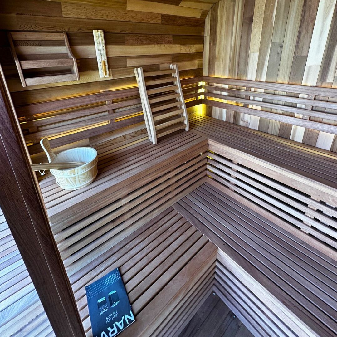 Sauna Cube Extérieur XXL Black - Design Moderne - Quality Spa