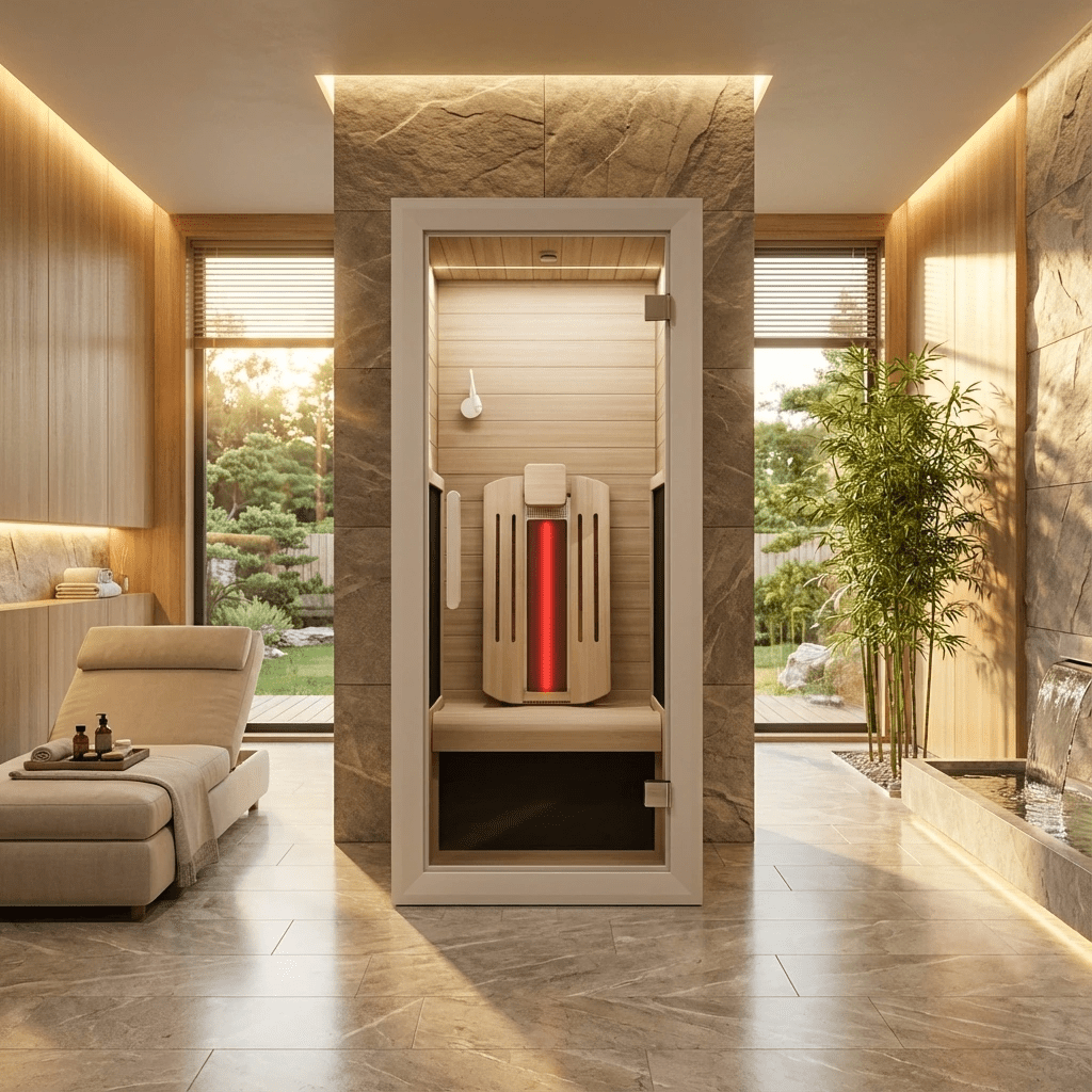 Sauna Infrarouge 1 place Luevo Professionnel - Quality Spa