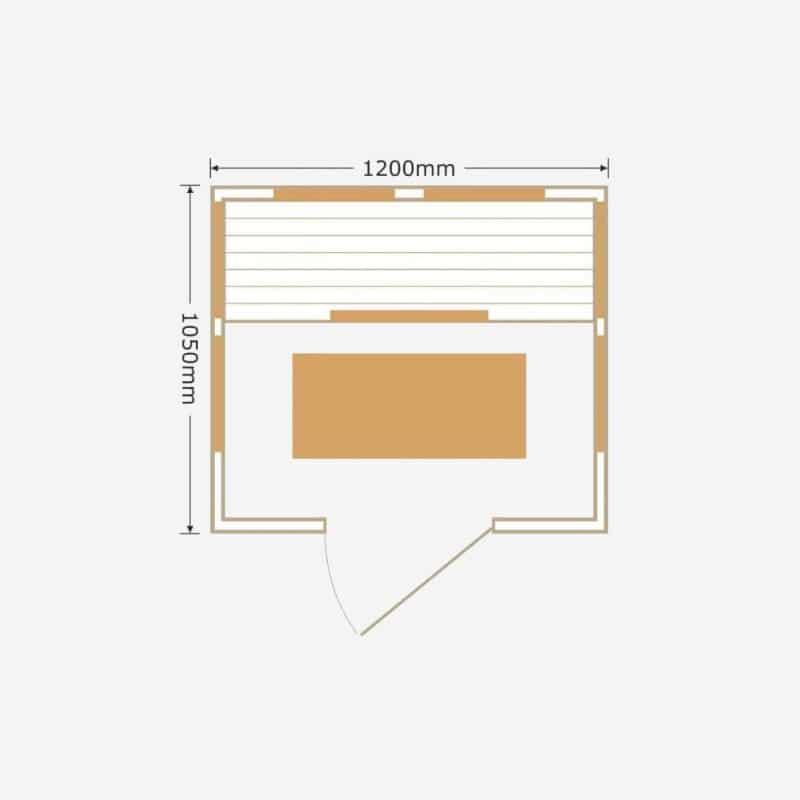 Sauna Infrarouge Luxe 2 PLACES - BRUKA 2 - Quality Spa