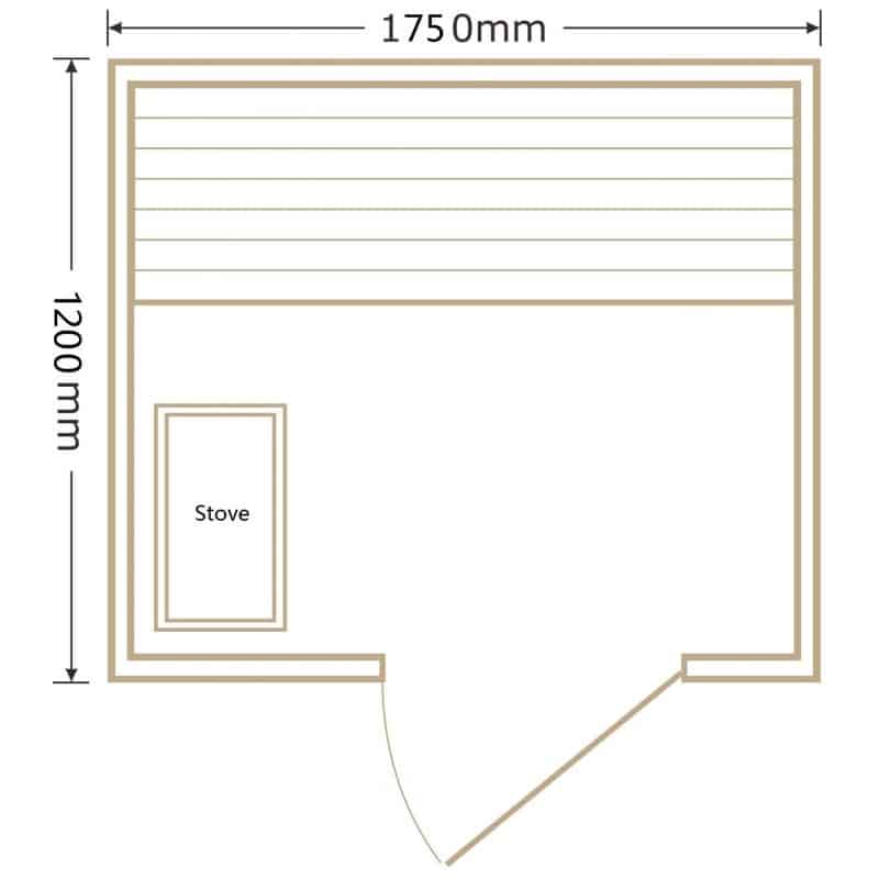 Sauna Traditionnel Luxe 4 PLACES - HEMTOR 4 - Quality Spa