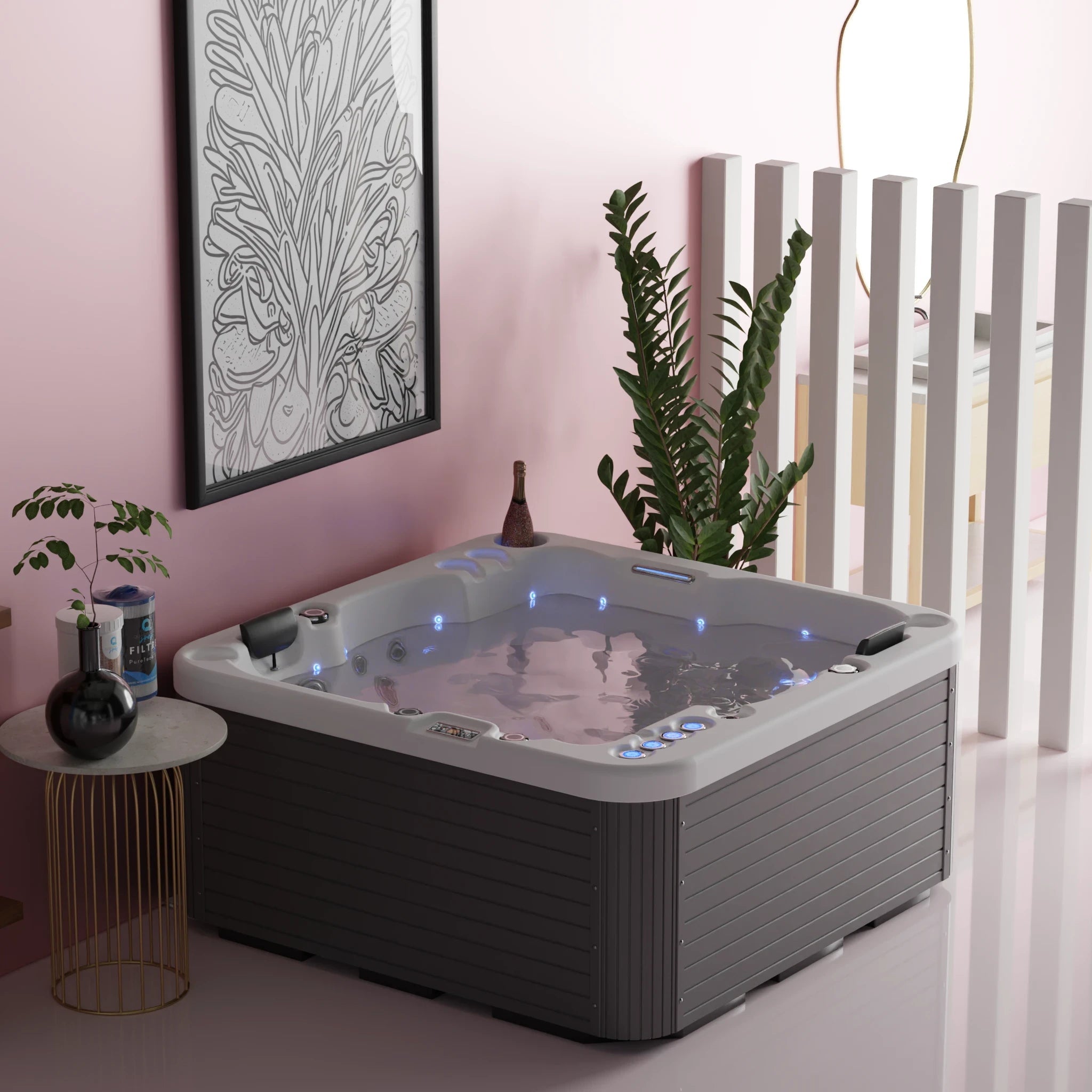 Spa 4 places Alméria Confort - Quality Spa