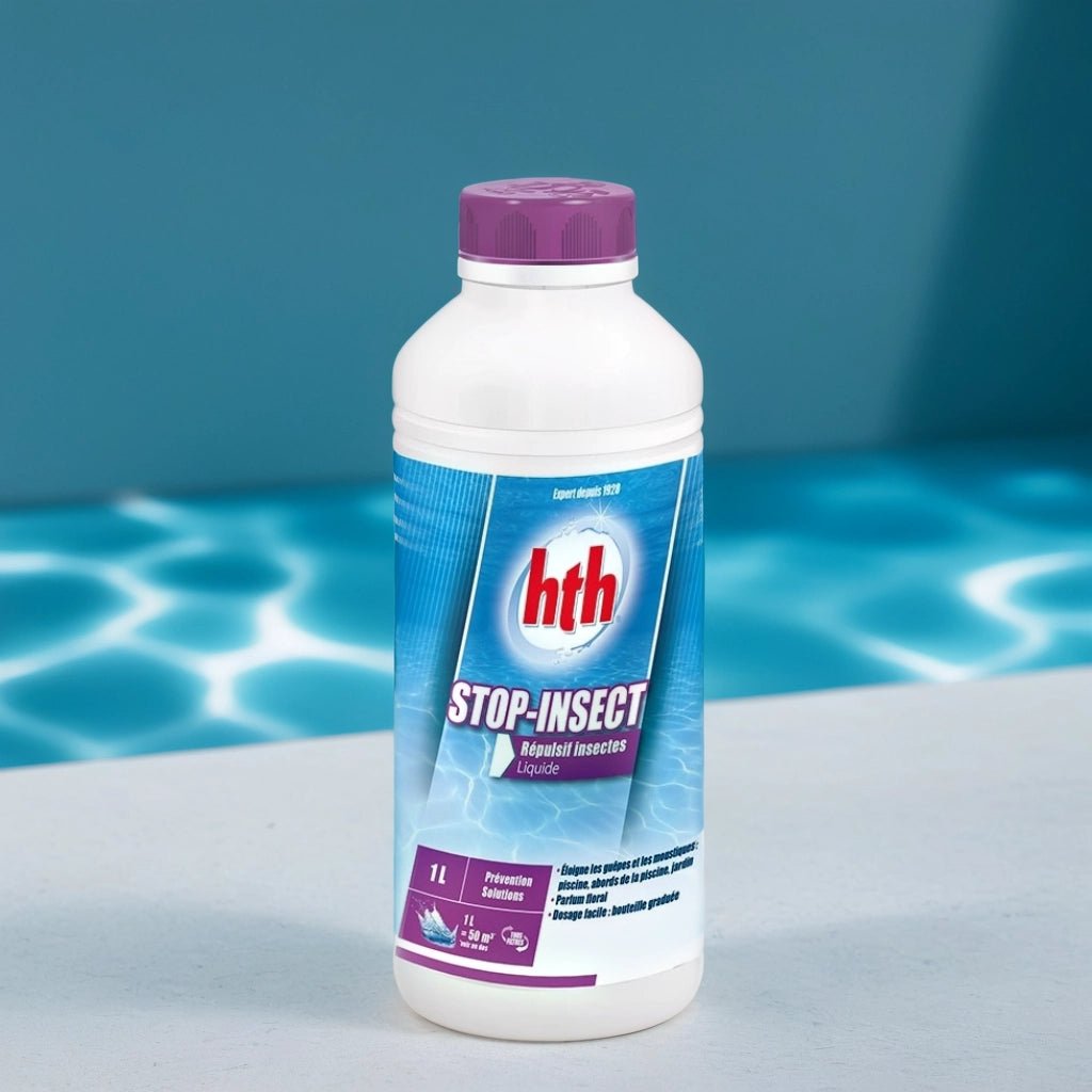 STOP - INSECTES 1L - Répulsif guêpes et moustiques - HTH SPA - Quality Spa