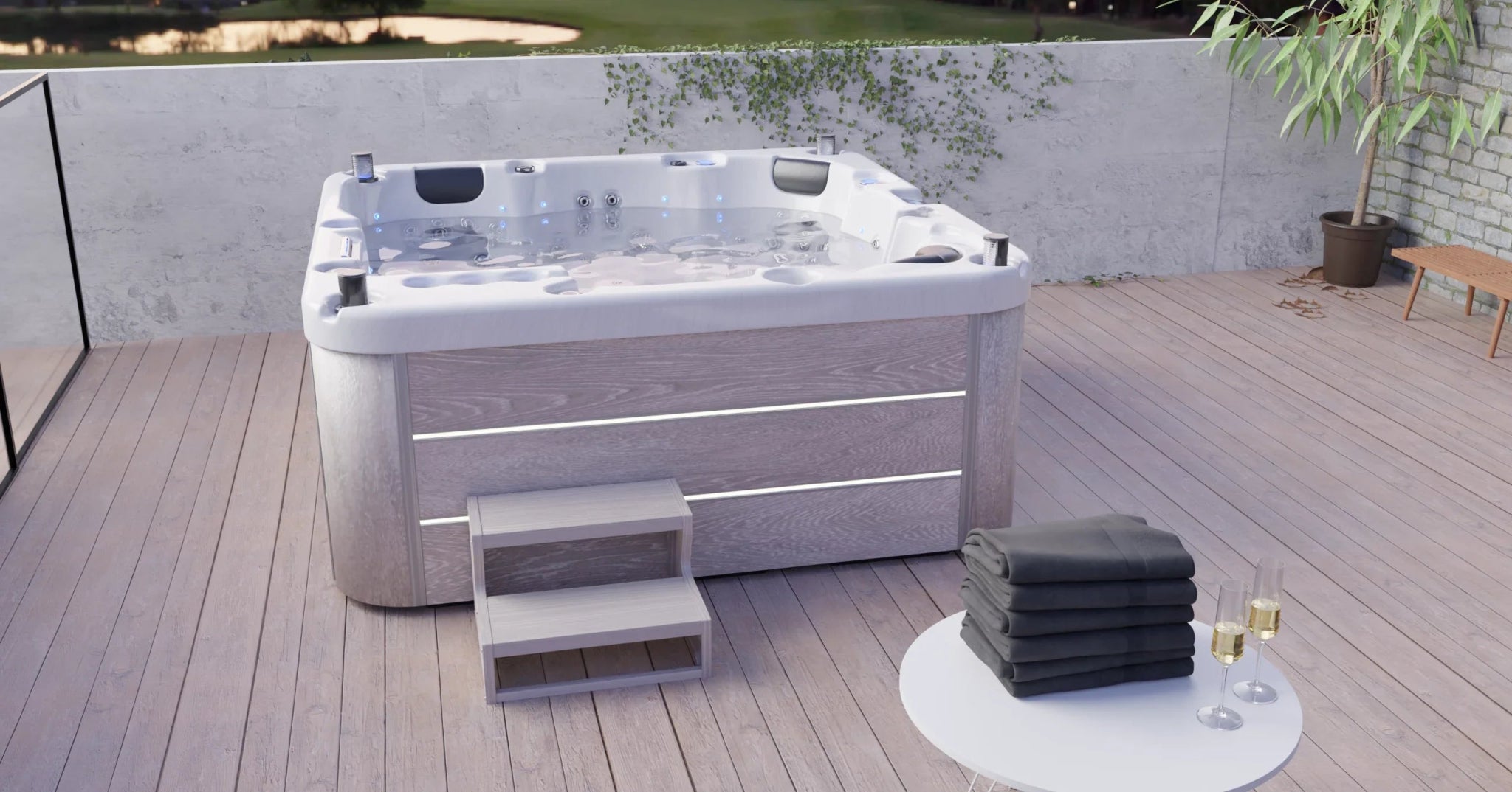 Jacuzzi Extérieur : Les meilleurs modèles 2025 pas cher - Quality Spa