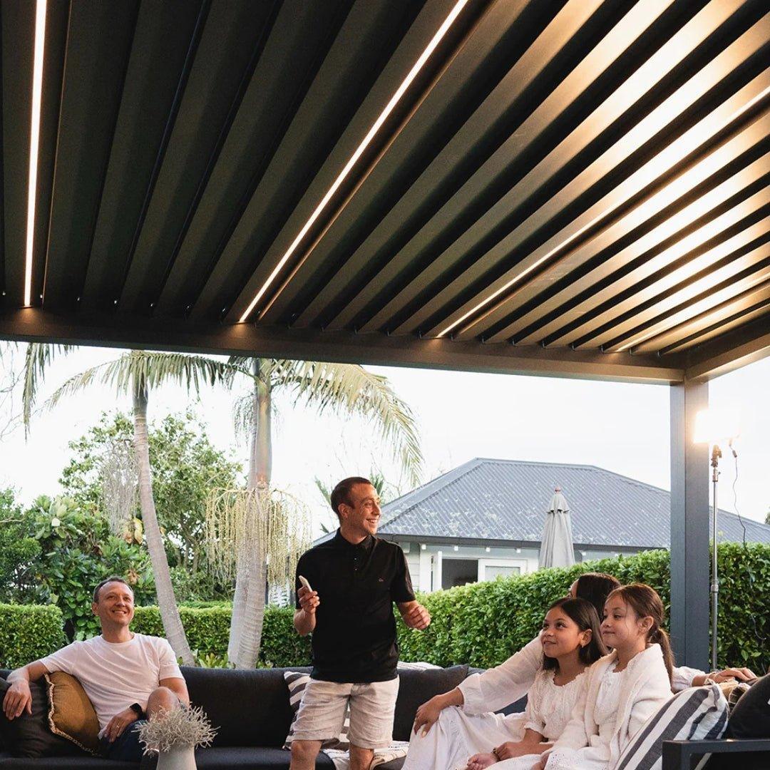 8x4m Pergola Bioclimatique : Gamme Alto - Quality Spa