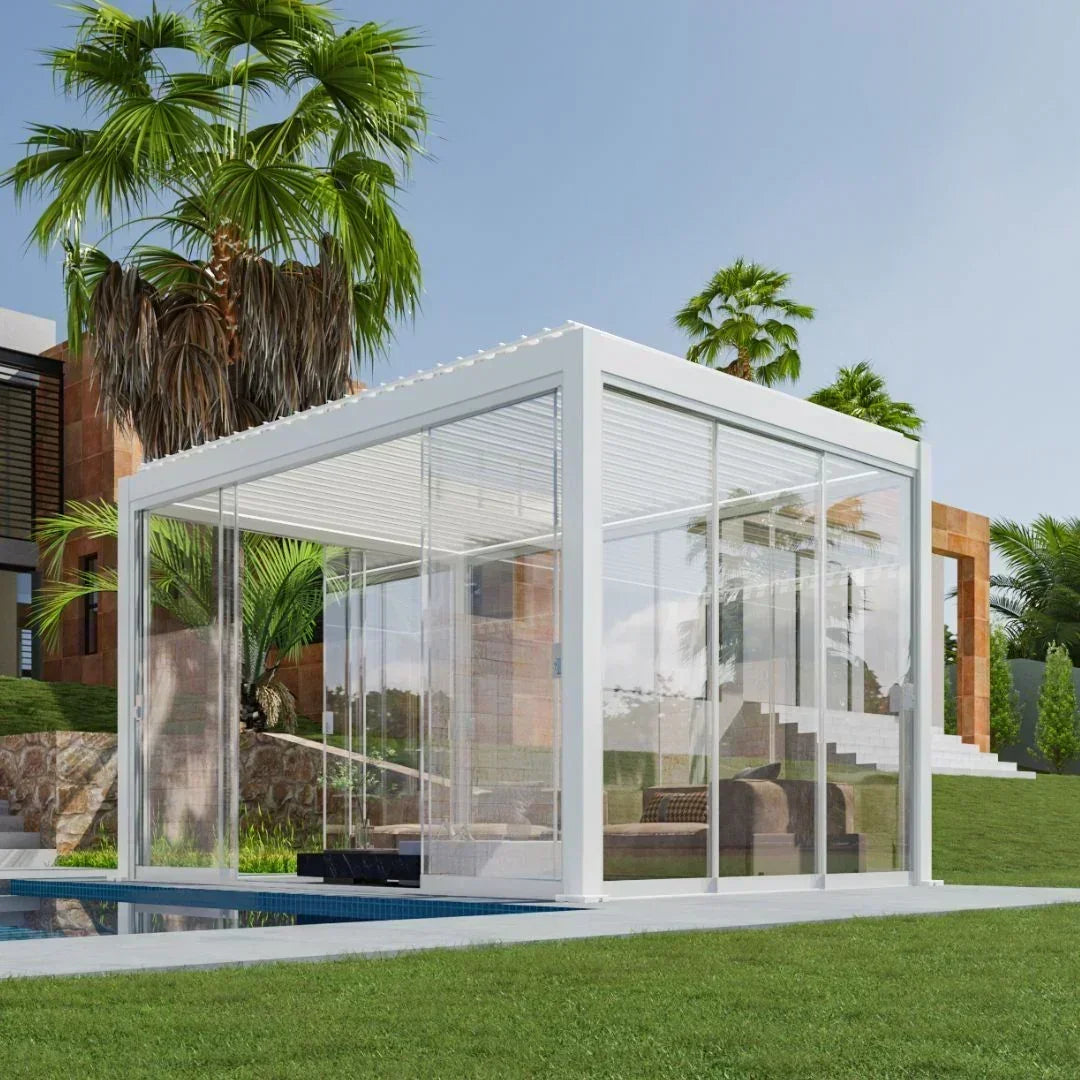 3x3m Pergola Adossée Bioclimatique : Gamme Nova