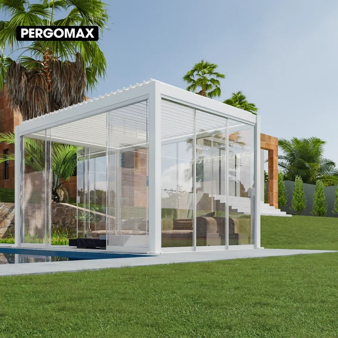 4x3m Pergola Adossée Bioclimatique : Gamme Nova