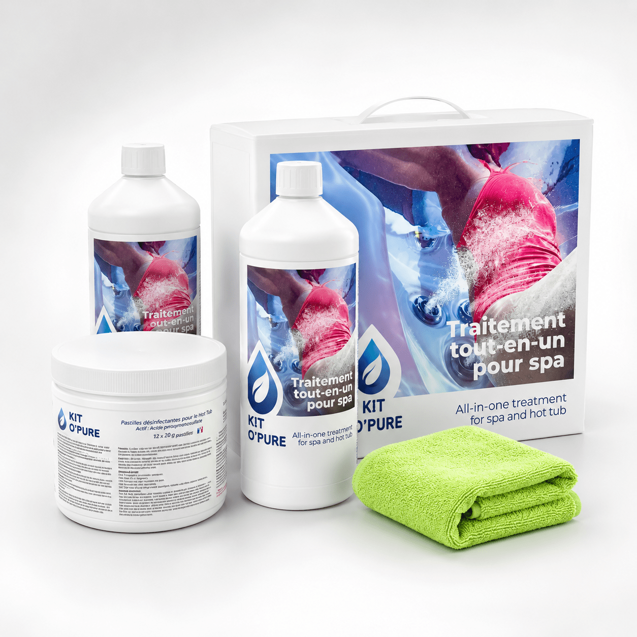 Kit OPure pour Spa : Des produits naturels pour la désinfection de votre jacuzzi - Quality Spa