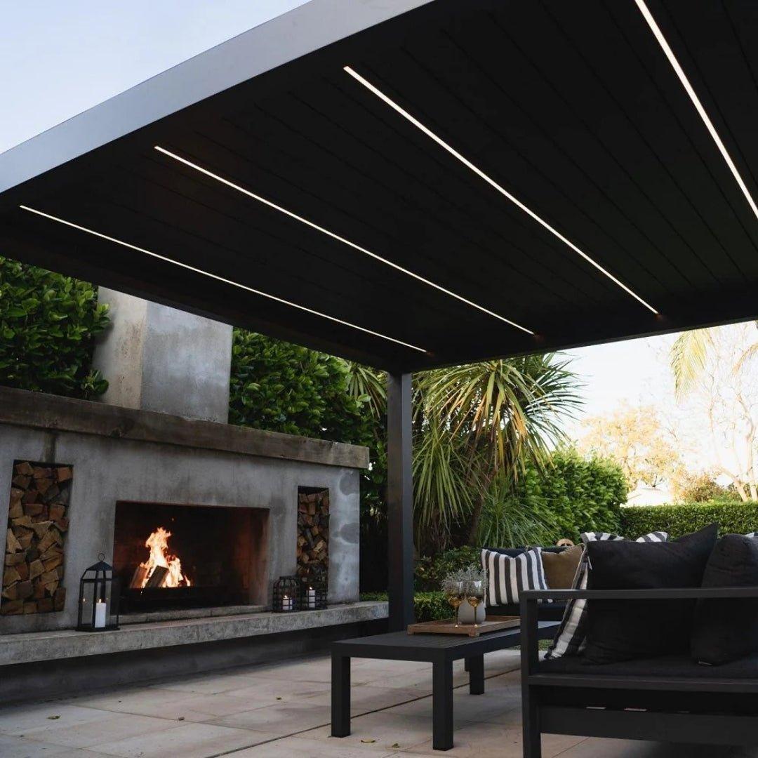 10x4m Pergola Bioclimatique : Gamme Alto - Pergomax