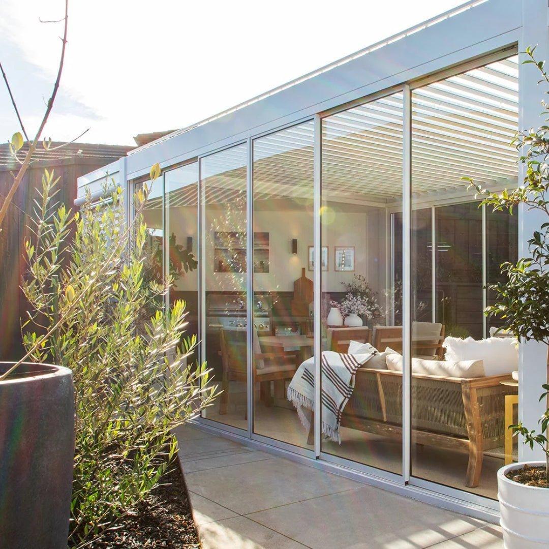 10x4m Pergola Bioclimatique : Gamme Alto - Pergomax