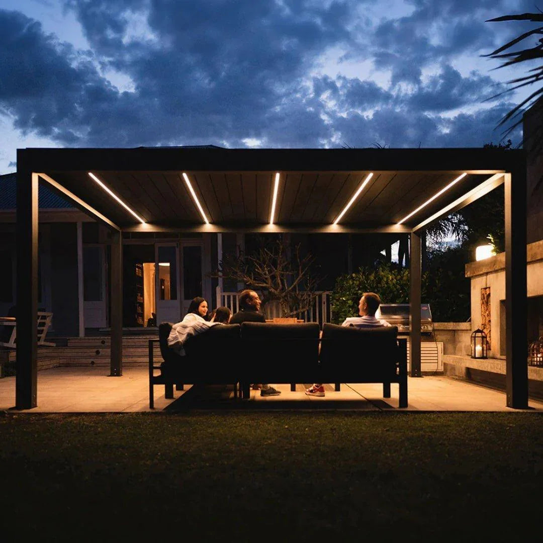 10x4m Pergola Bioclimatique : Gamme Alto - Pergomax