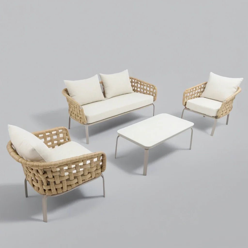 Salon de Jardin Cassano 4 places - Quality Spa