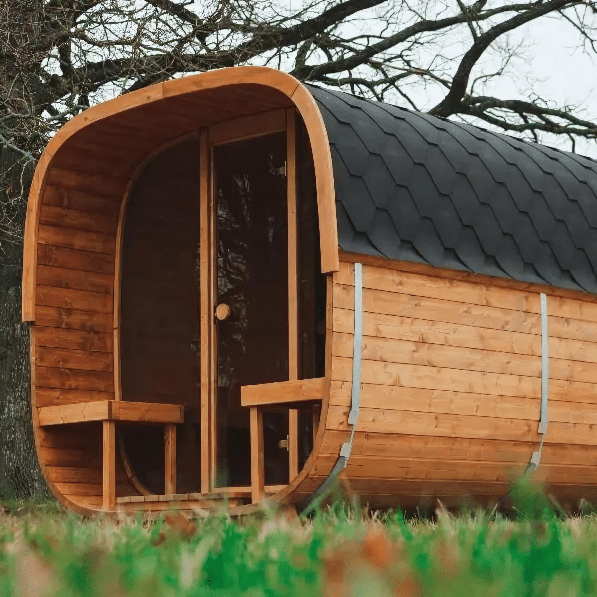 Sauna Cube Extérieur Luxe - CubeWarm - Quality Spa