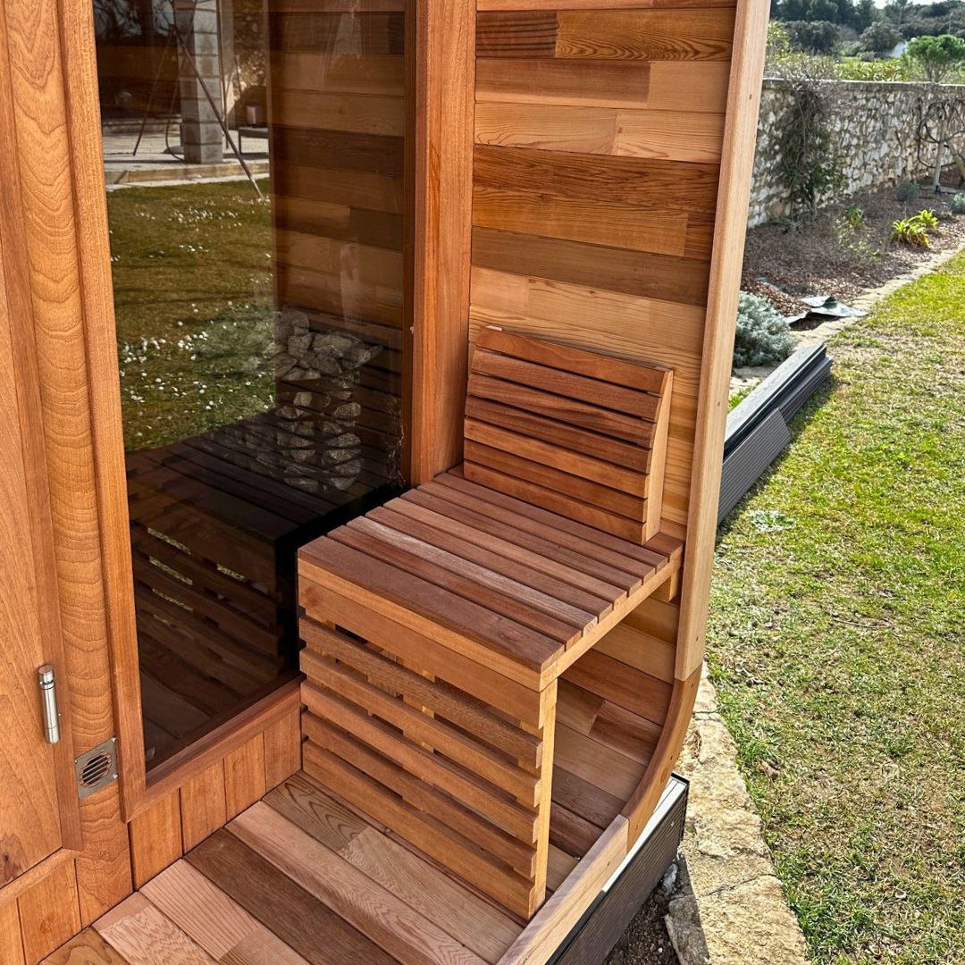 Sauna Cube Extérieur XXL Black - Design Moderne - Quality Spa