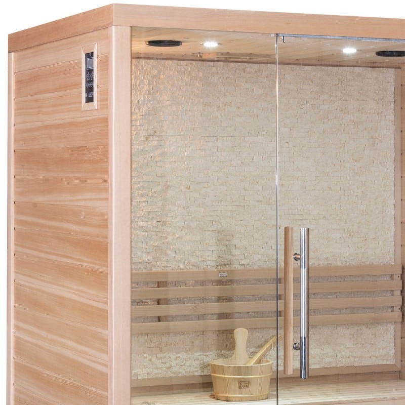 Sauna Traditionnel Luxe 3 PLACES - HEMTOR 3 - Quality Spa